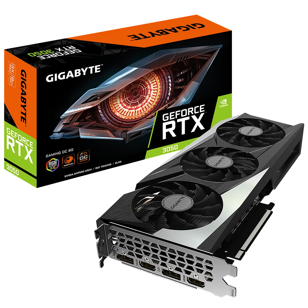 Gigabyte GeForce RTX 3050 GAMING OC 8G